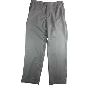 IZOD Golf Classic Gray Dress Pants Men's‎ 34x32 Preppy Flat Front